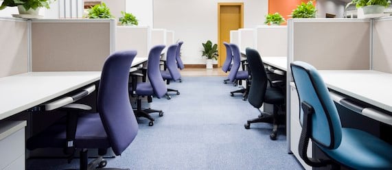 Modern office interior Commercial Cleaning Services Facilities Management |